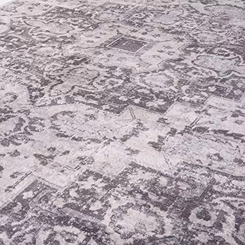 THE RUGS Montana Vintage Grey Area Rug, W/D: 80 x 150 cm – 3