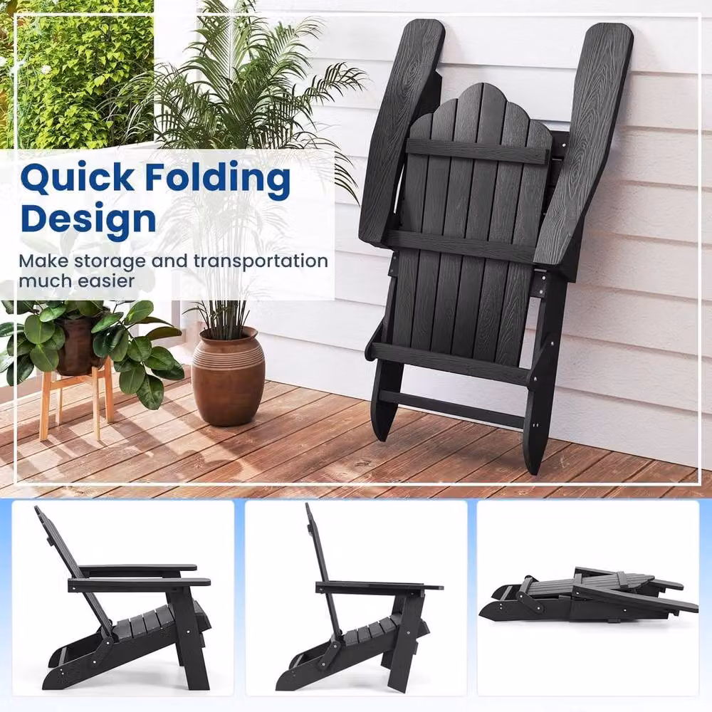NESTLUNE Oversized Patio Chair with Wide Armrests in Black – 5
