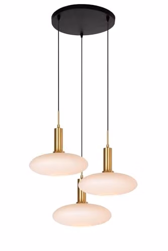 Lucide Singala Pendant Light in Matt Gold/Brass, Diameter: 55 cm – 1