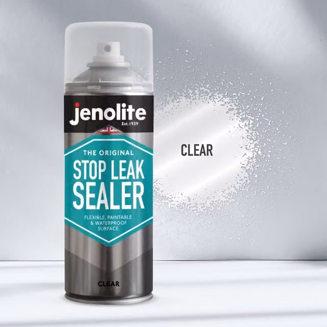 Jenolite Stop Leak Waterproof Sealer Spray, Transparent, 0.4 l