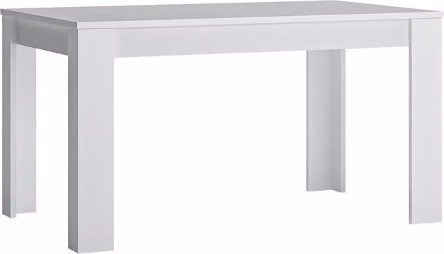 Furniture To Go Fribo Extending Rectangular Dining Table in Matt Alpine White