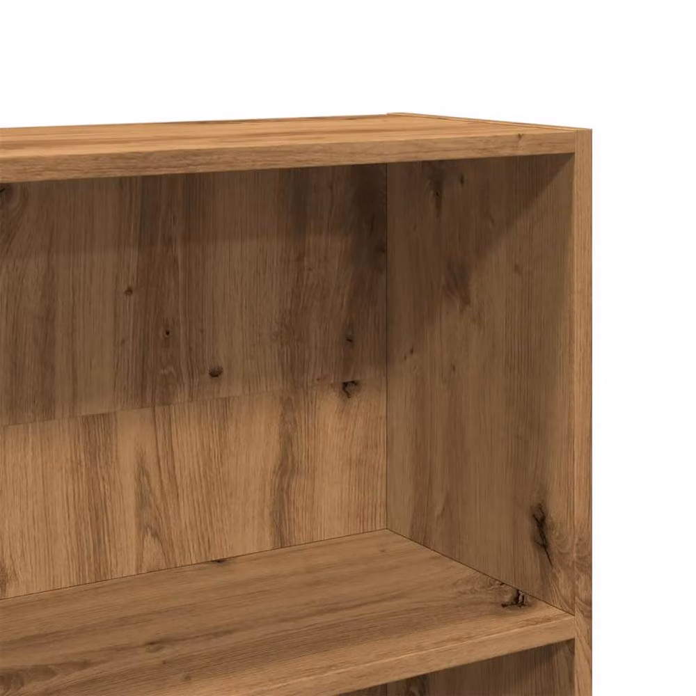 Berkfield Home Artisan Oak Decorative Bookcase in Brown, W/D/H: 80 x 24 x 176 cm – 3