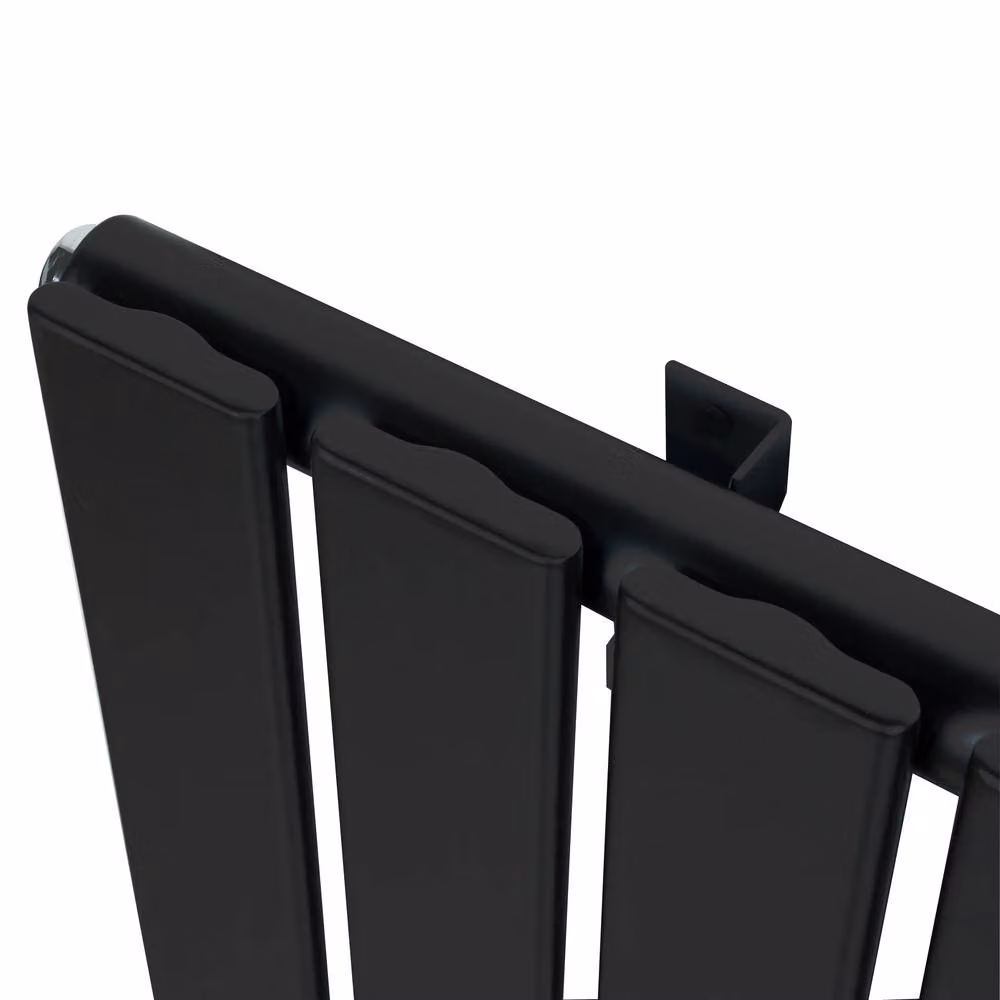 Monstershop Flat Single Column Steel Radiator, Black, H x W: 180 x 28 cm – 6