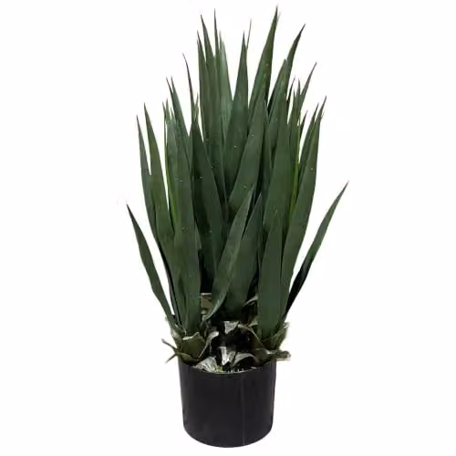 Leaf Design UK Green Artificial Yucca Tropical House Plant, Height: 70 cm – 2