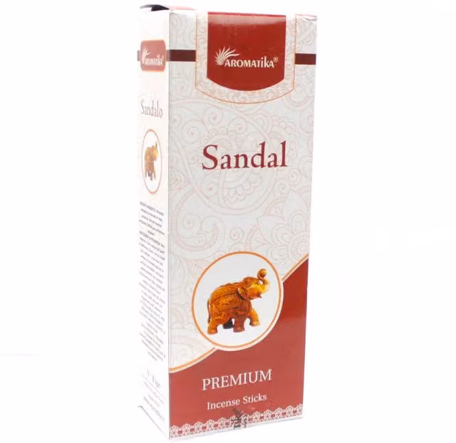 Aromatika Natural Sandalwood Incense Sticks, Red