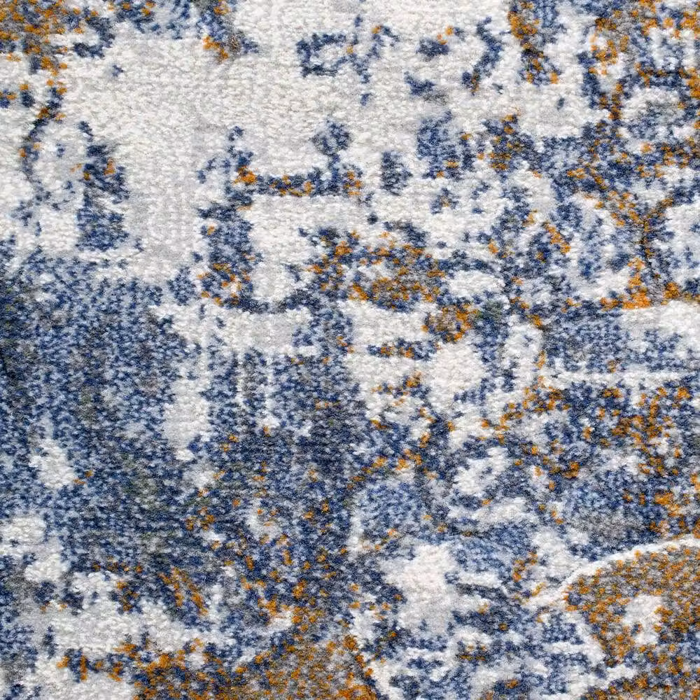 The Rug Shop UK Charm Modern Abstract Easy Care Area Rug in Blue, W: 160 cm, D: 230 cm – 5