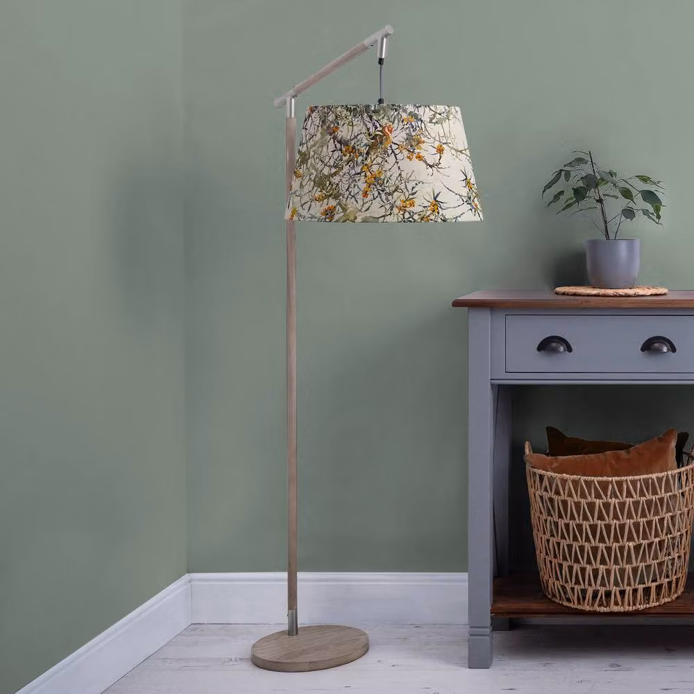 Voyage Maison Quintus Floor Lamp with Hawthorn Lampshade in Grey – 2