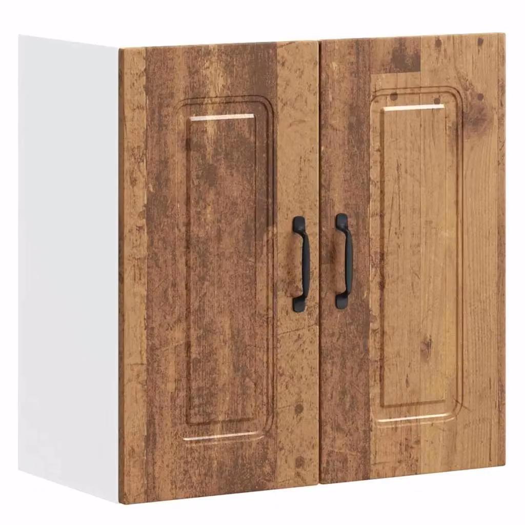 Berkfield Home Kalmar Wall Mounted Kitchen Cabinet in Old Wood Brown – 2