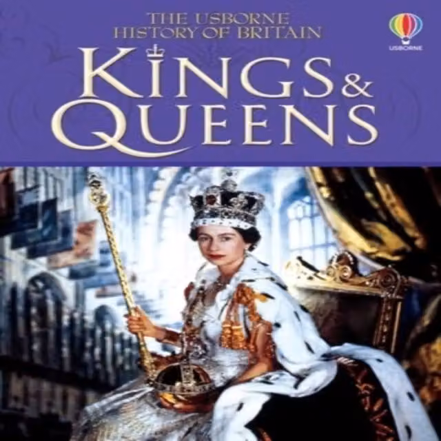 Ruth Brocklehurst Kings & Queens Hardback Book by Usborne Publishing Ltd, Multicolour and Purple
