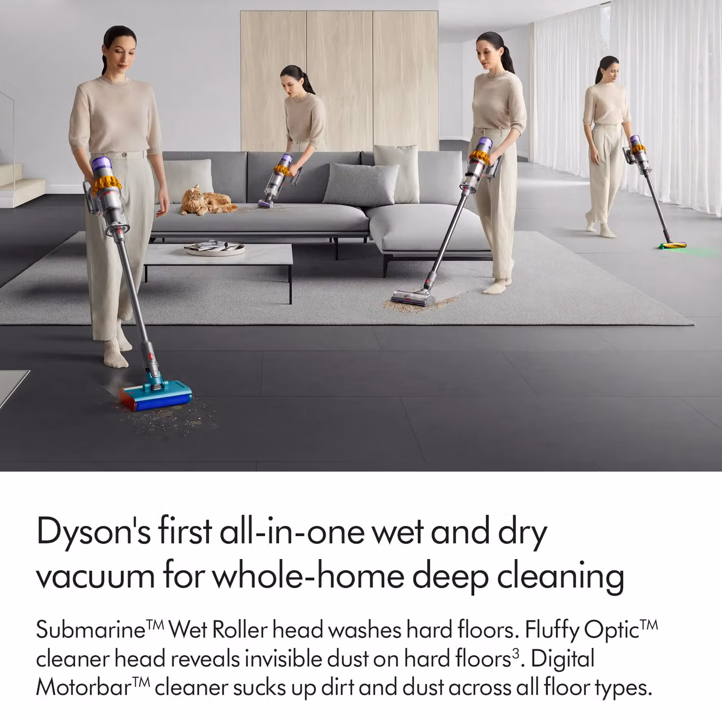 Dyson V15s Detect Submarine Bagless Cordless Wet and Dry Vacuum in Dark Grey – 2