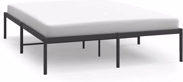 Berkfield Home Metal Bed Frame, Black, W: 140 cm, D: 200 cm – 1