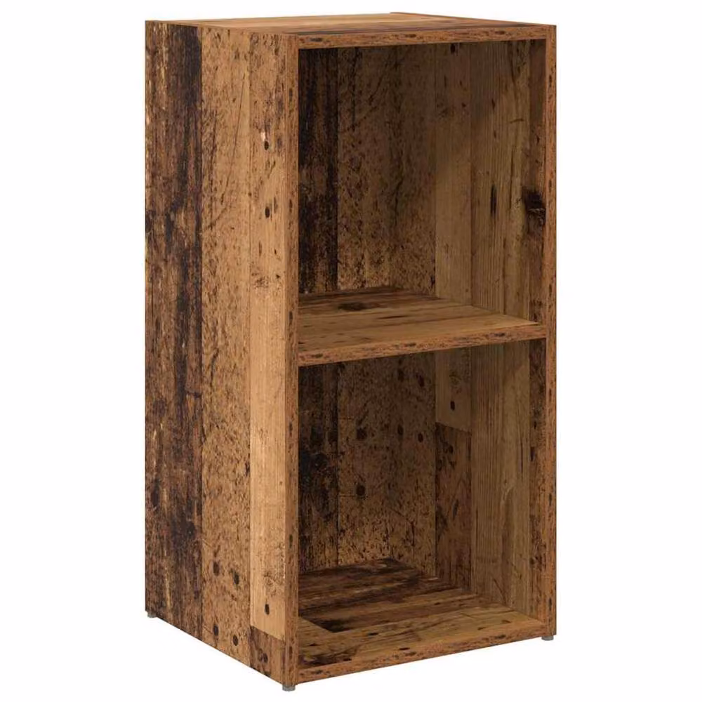 Berkfield Home 6-Piece TV Cabinet Set with Storage Shelves in Brown Rustic Old Wood Finish – 5