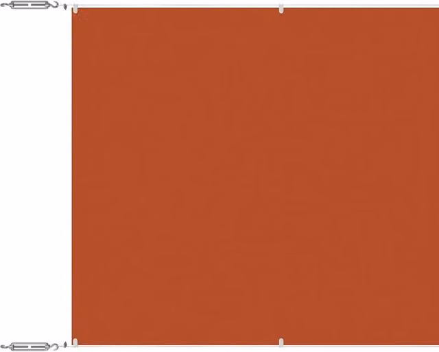 Berkfield Home Vertical Awning in Burnt Orange Oxford Fabric, W: 1200 cm, H: 100 cm – 1