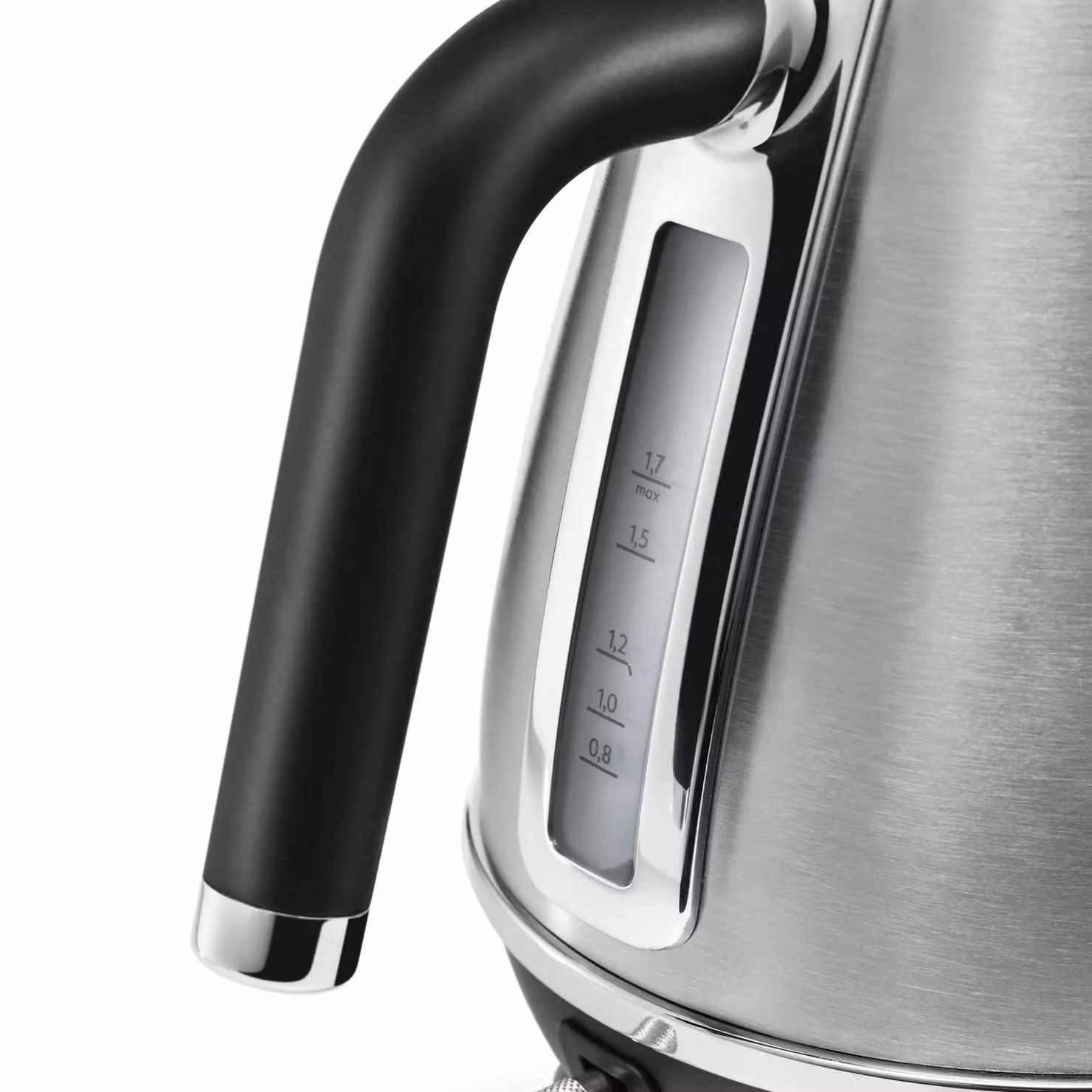 De'Longhi Distinta X Stainless Steel Kettle in Silver, 1.7 l – 2