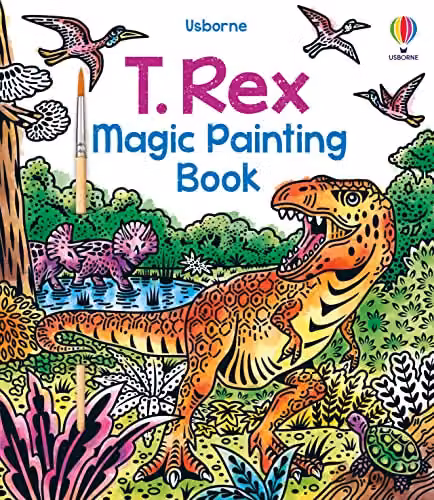 Usborne T. Rex Magic Painting Book in Multicolour