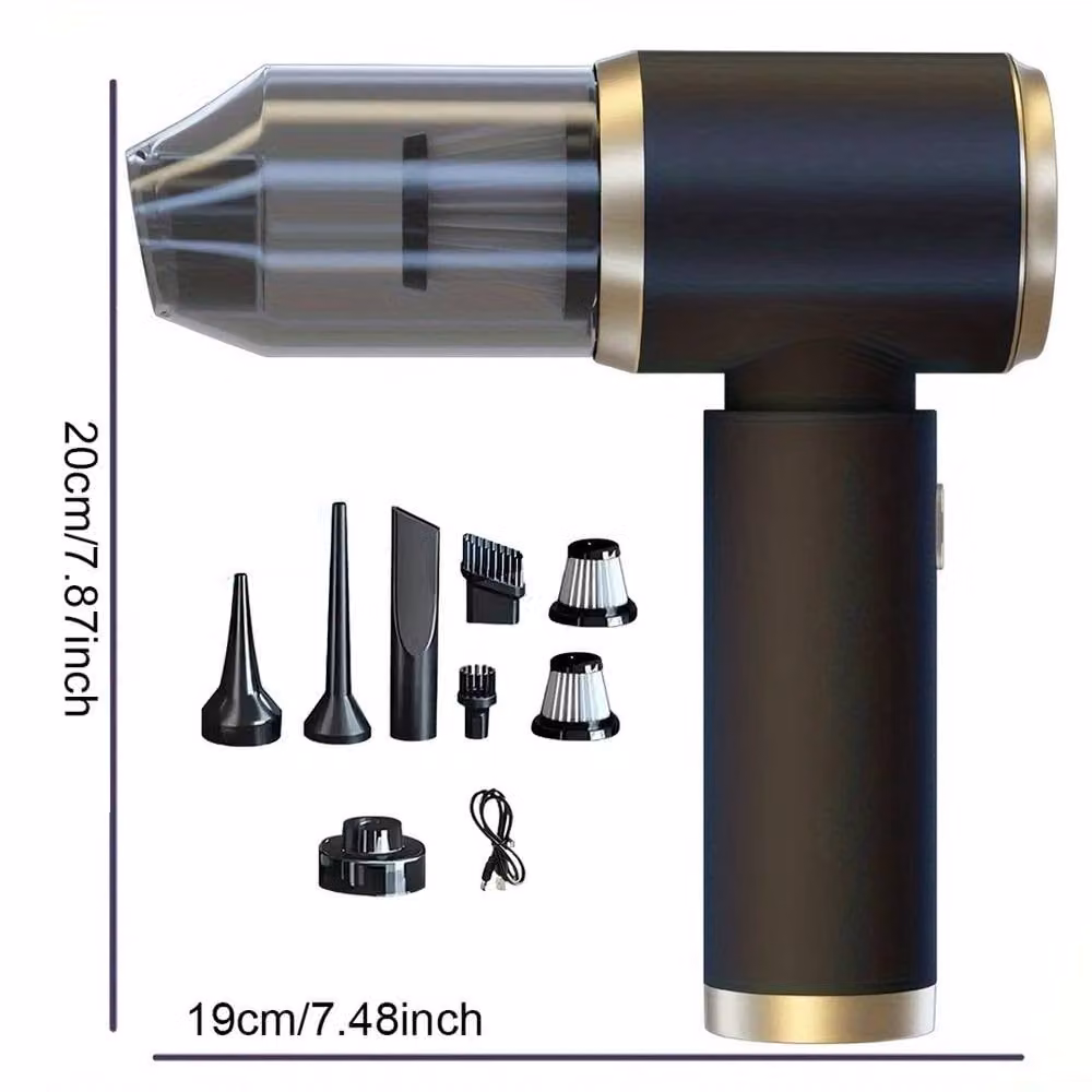 EONLION Cordless Wet and Dry Car Vacuum Cleaner with Blow Function, Black – 2
