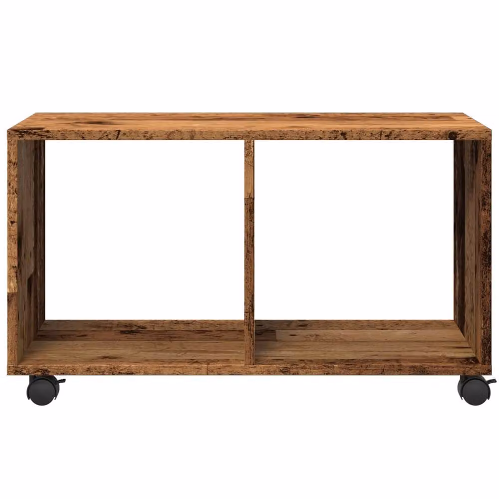 Berkfield Home vidaXL Rolling Cabinet in Old Wood Brown, W/D/H: 72 x 33 x 42.5 cm – 5