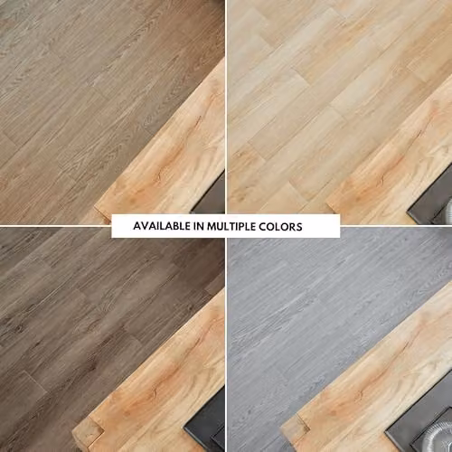 Novecrafto Self Adhesive Wood Look Vinyl Floor Planks, 36 Pack, Light Sand – 3
