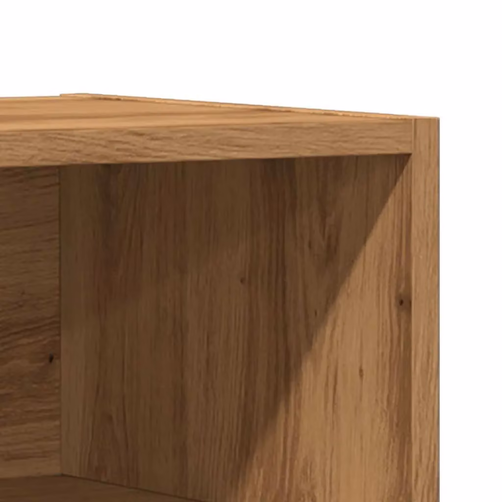 Berkfield Home Artisan Oak Bedside Cabinet in Brown, W/D/H: 40 x 30 x 50 cm – 5