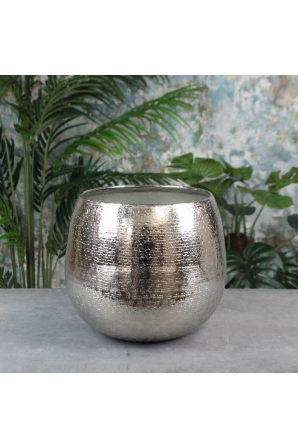 KDMD Hampstead Small Planter in Silver – 2