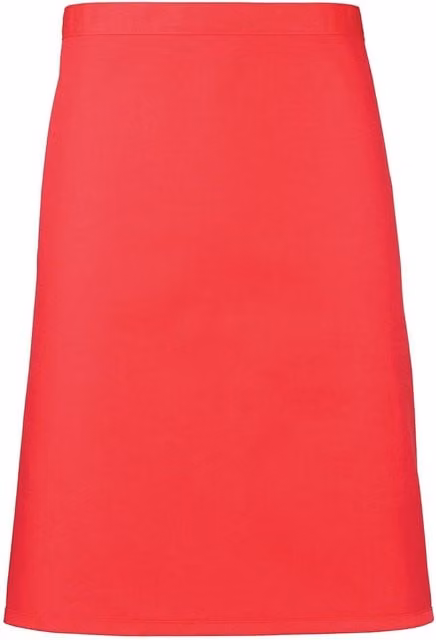 Premier Mid Length Apron in Red
