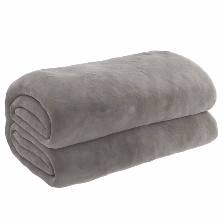 Berkfield Home Grey Weighted Blanket with Removable Cotton Cover, 6 kg, W: 138 cm, L: 200 cm