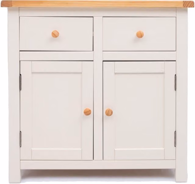 Cabinet Bits Maggiori White 2 Door 2 Drawer Sideboard in Pine and MDF