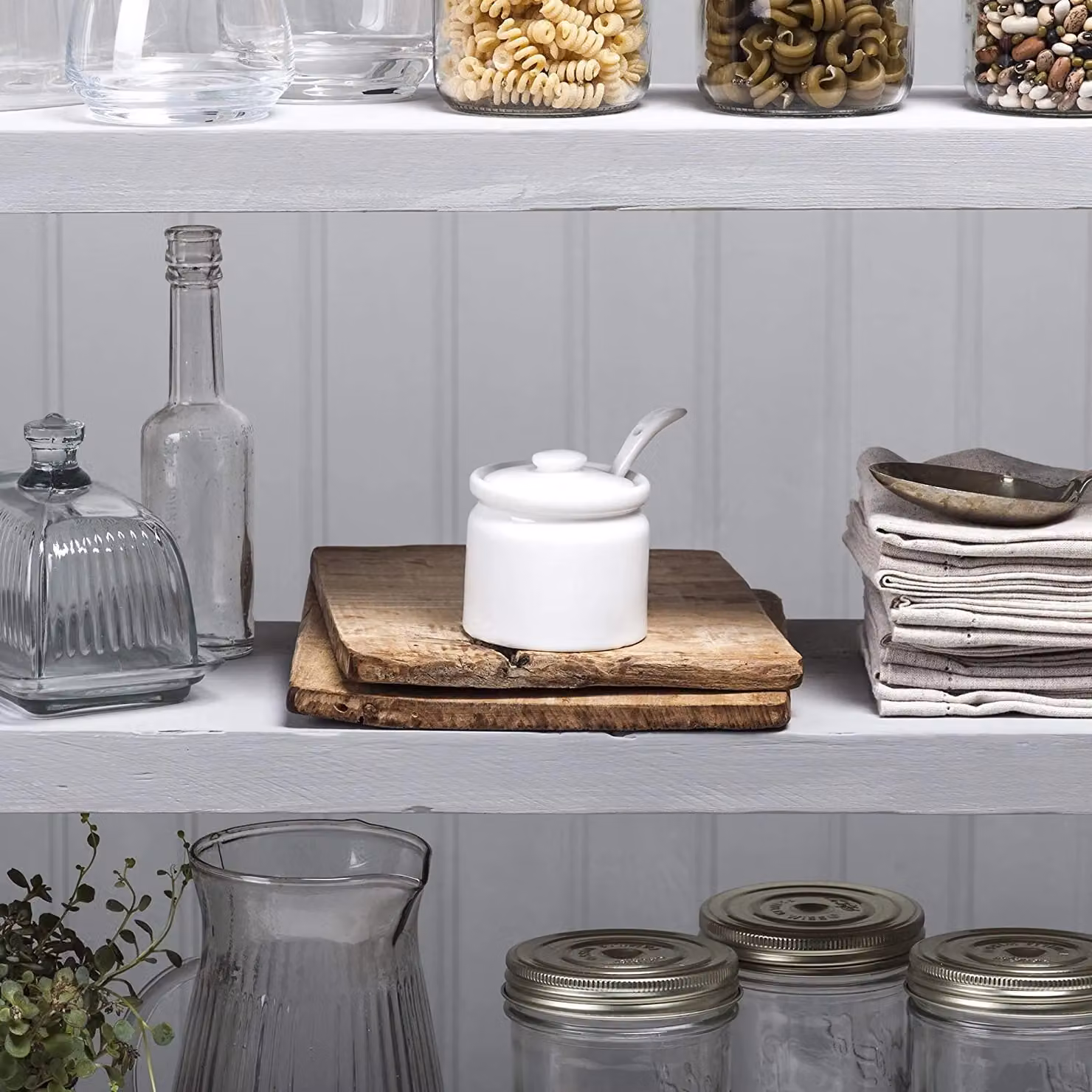WM Bartleet & Sons White Porcelain Sugar, Jam and Mustard Pot – 3