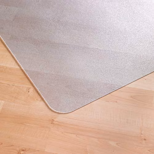 Floortex Advantagemat PVC Rectangular Chair Mat for Hard Floors, Transparent, W: 120 cm, D: 75 cm – 3