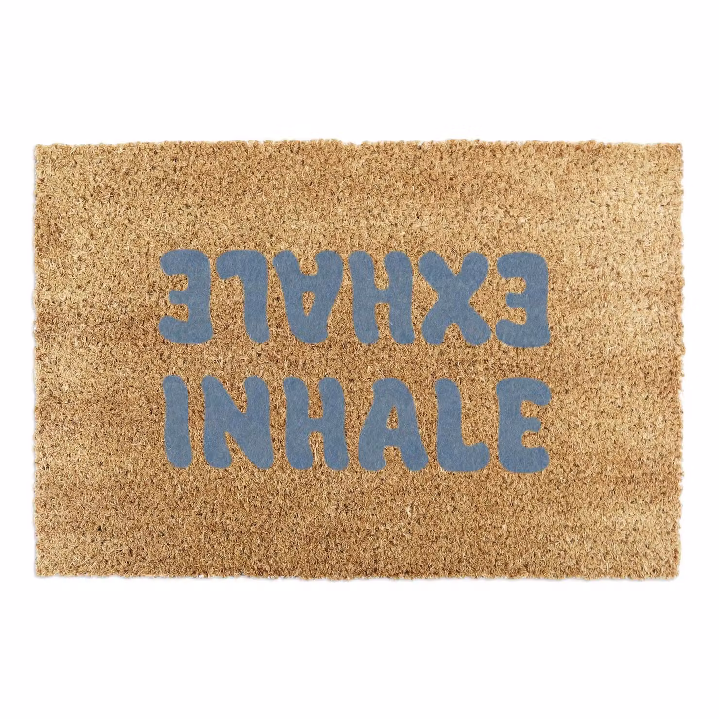 Artsy Mats Inhale Exhale Doormat in Brown, W: 90 cm, D: 60 cm – 2