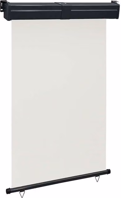 Berkfield Home Balcony Side Awning in Beige, W/H: 125 x 250 cm – 1