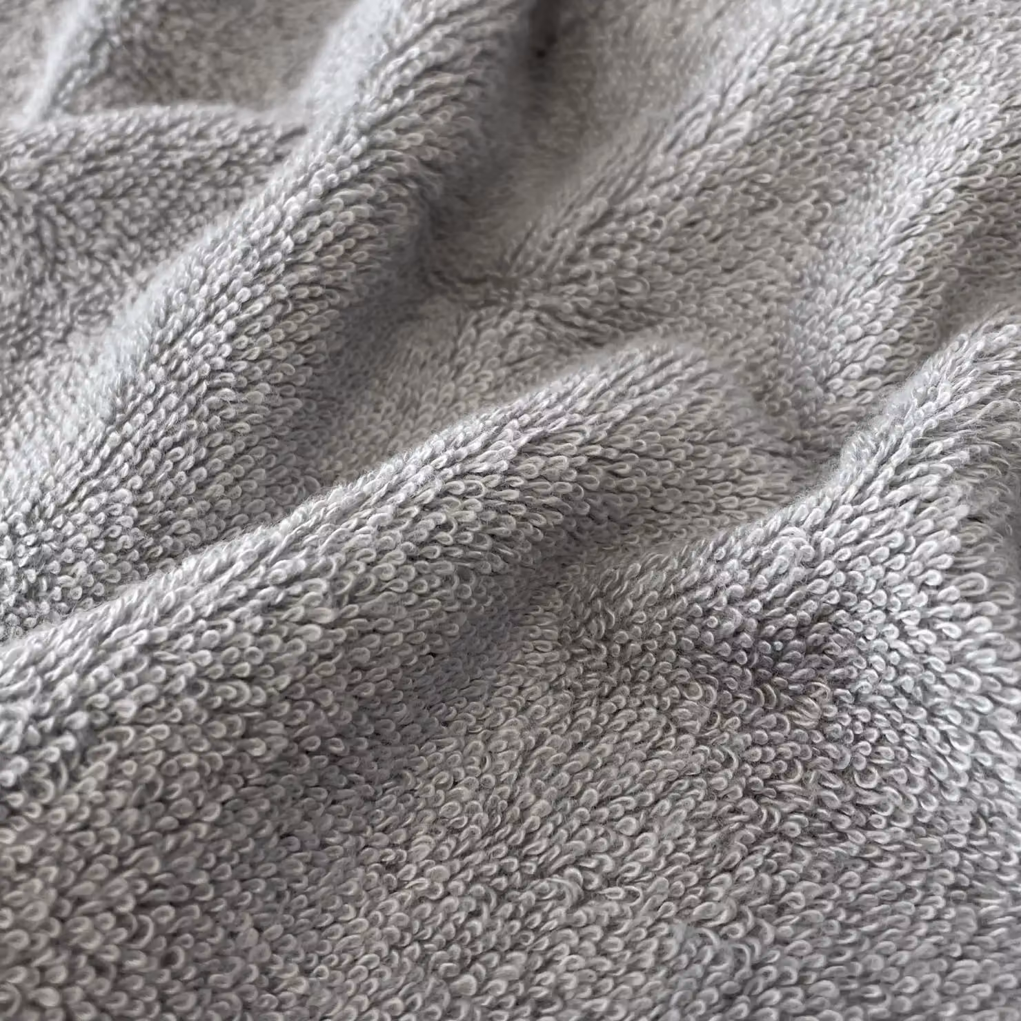 Allure Bath Fashions Pack of 2 Bamboo and Cotton Hand Towels, Silver Grey, W: 50 cm x H: 90 cm – 1