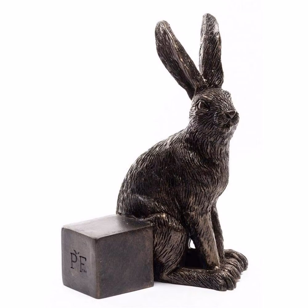 Jardinopia Vigilant Hare Plant Pot Feet, Set of 3, Bronze – 2