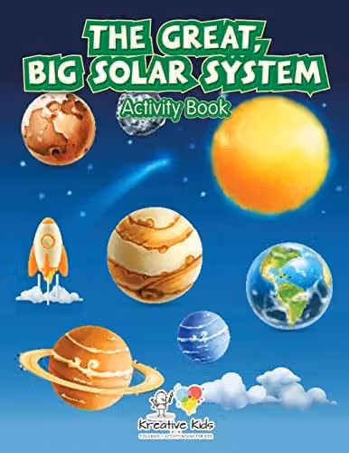 Kreative Kids The Great Big Solar System Activity Book, Multicolour, W: 27.94 cm, H: 27.94 cm