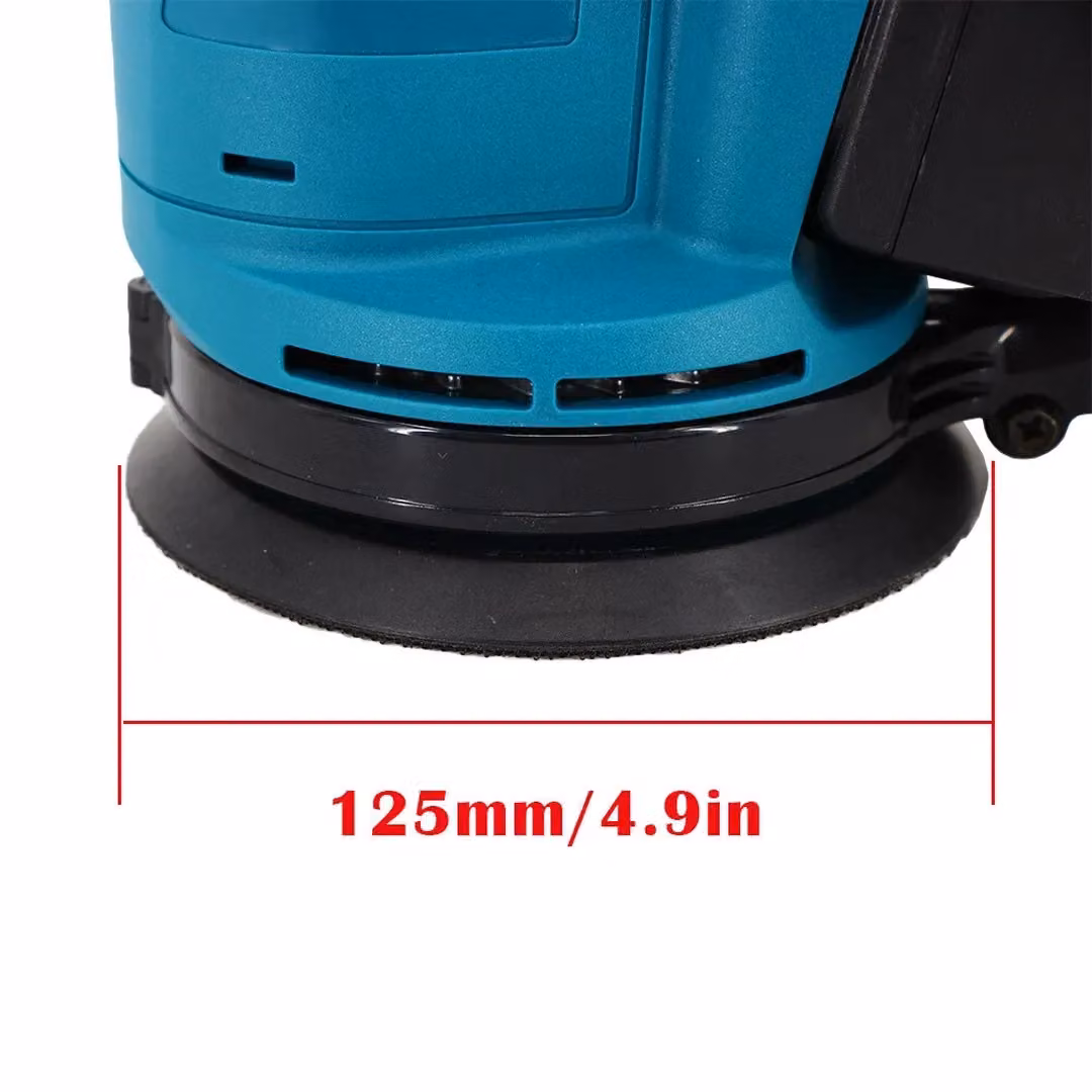VOGREX 18V Cordless Orbital Sander with Dust Bag and Discs, Blue – 2