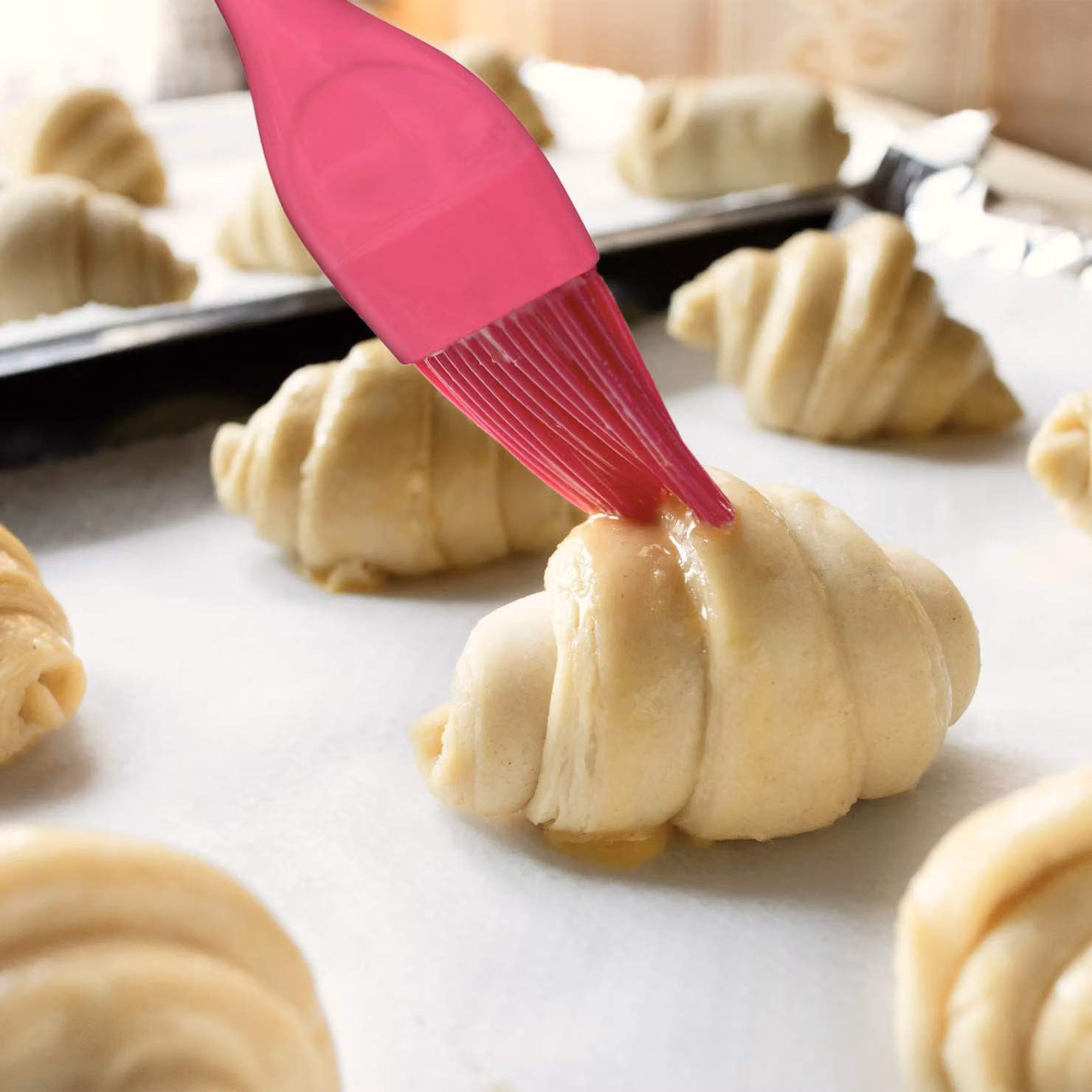 Orsina Heat Resistant Silicone Pastry Brush in Pink – 2