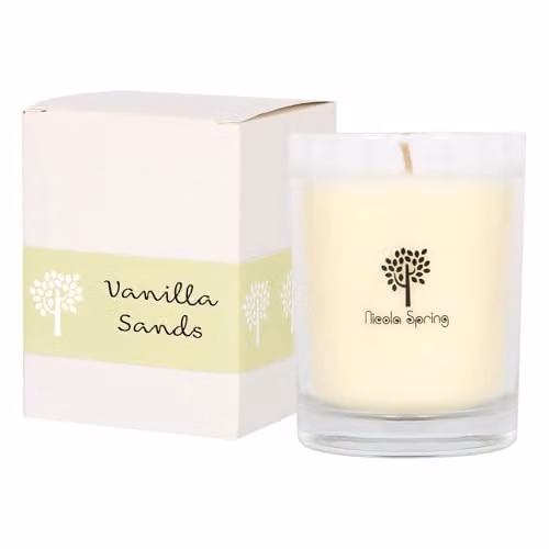 Nicola Spring Soy Wax Scented Jar Candle, Vanilla Sands, 160g – 1