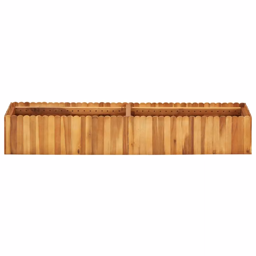 Berkfield Home Garden Raised Bed in Brown Solid Acacia Wood W/D/H: 150 x 30 x 25 cm – 2