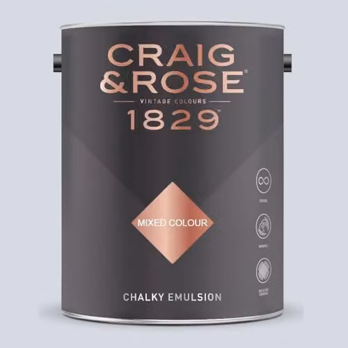 Craig & Rose 1829 Anstruther Blue Chalky Matt Emulsion Paint, 5 l