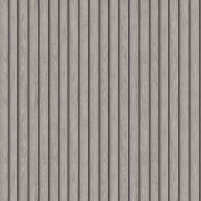 Holden Décor Wood Slats Wallpaper in Grey and Beige with a Modern Matt Striped Nature Design