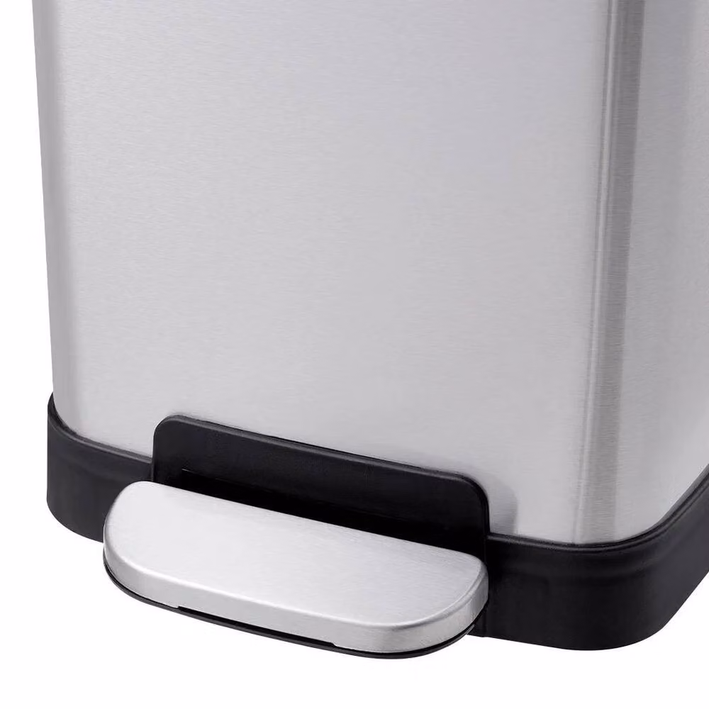 Kelvenix 30 L Stainless Steel Pedal Dustbin in Silver – 2