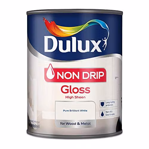 Dulux Gloss Paint for Wood and Metal, White, 0.75 l – 2