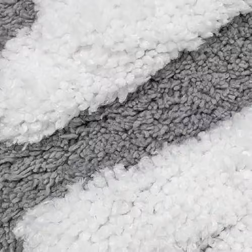 Mooky Mats Get Naked Non-Slip Tufted Slogan Bath Mat, Grey and White, W: 50 cm, D: 80 cm – 4