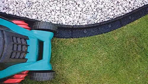 Primrose Flexiborder Green Rubber Garden Edging for Lawns, 2 Pack – 3