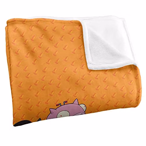 LOGOVISION Invader Zim Silky Touch Super Soft Fleece Throw Blanket in White, W/D/H: 152 x 127 cm – 2