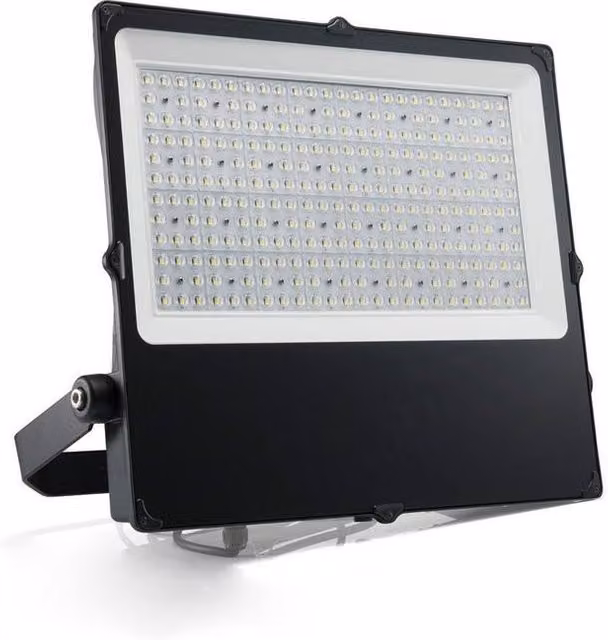 Netlighting GIOVE Outdoor LED Flood Light, Black, W/H/D: 54.5 x 52.4 x 6.4 cm