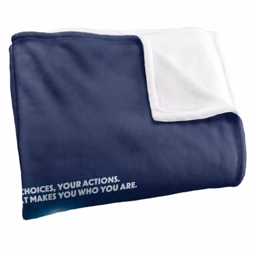 Warner Bros. Superman 2025 Your Choices Shield Super Soft Fleece Throw Blanket, Multicolour, W: 91 cm, D: 147 cm – 2