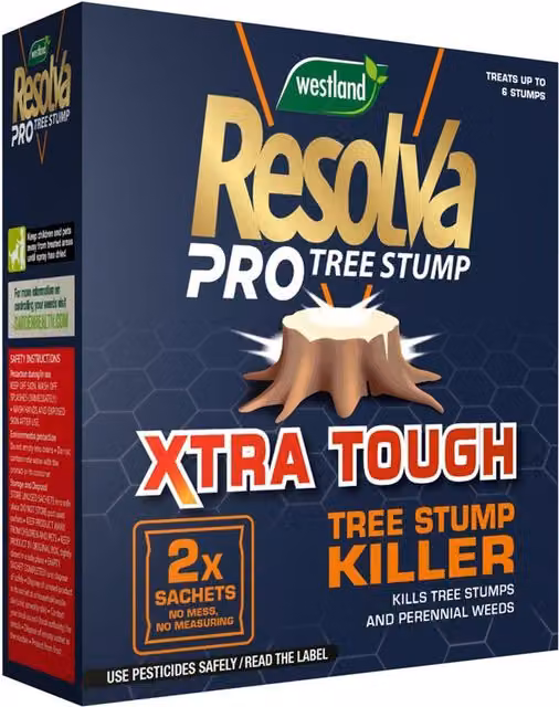 Resolva Pro Tree Stump and Perennial Weed Killer Xtra Tough Sachets