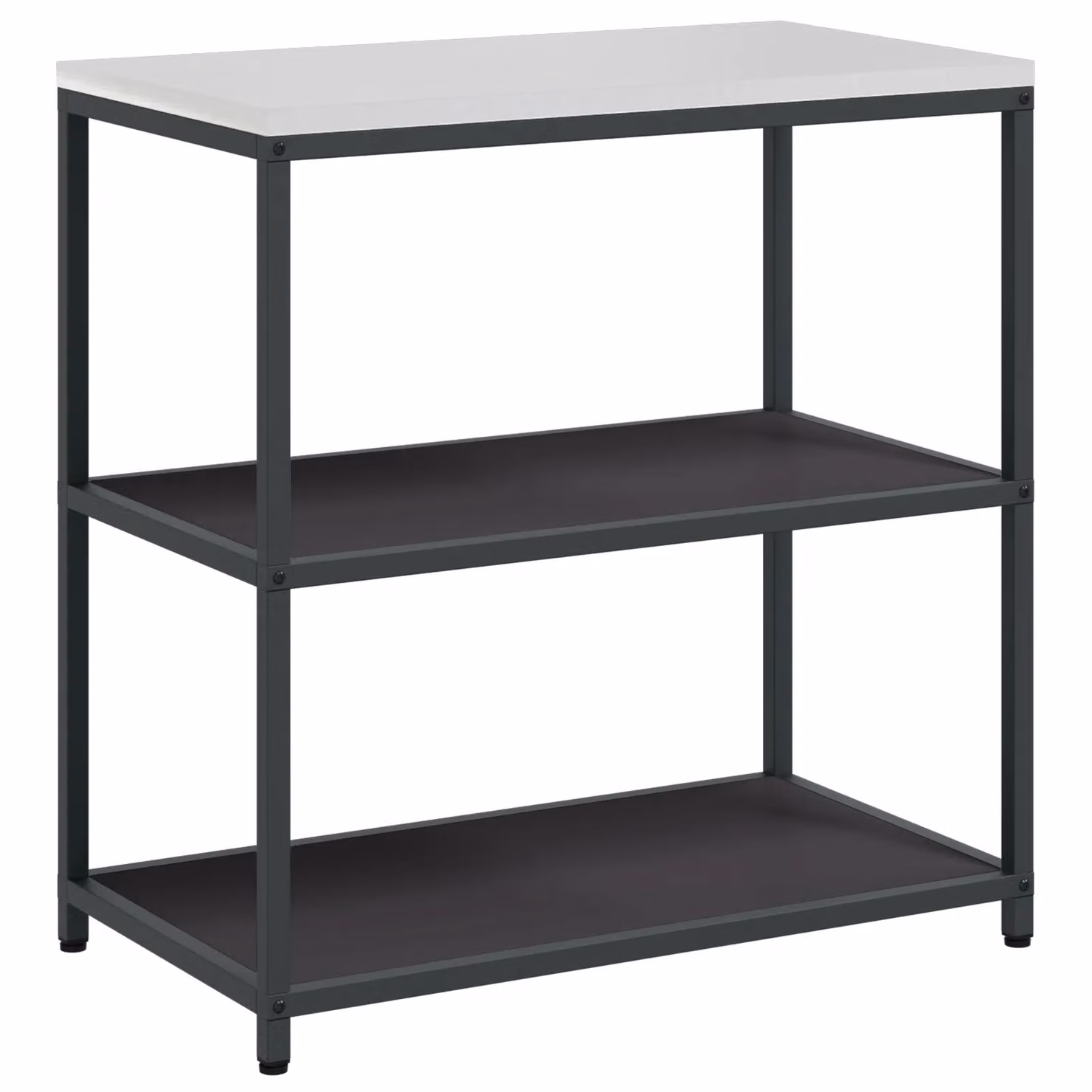 Berkfield Home Kitchen Storage Shelf in Black Matt Metal – 2