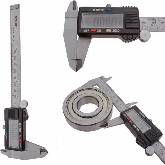 SPETLEK Silver Stainless Steel Electronic Vernier Caliper Measurement Tool – 1